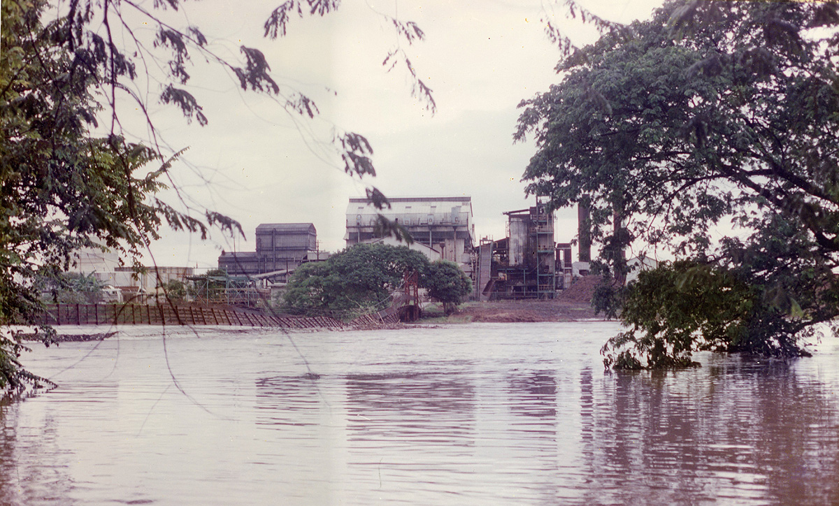Efecto del “Huracán Juana” octubre de 1988